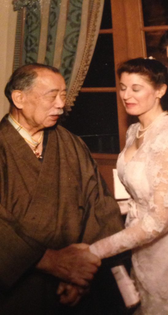 Miriam Belov and George Nakashima in 1988